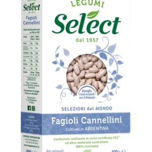 Select, i legumi, i fagioli cannellini secchi, 400gr.