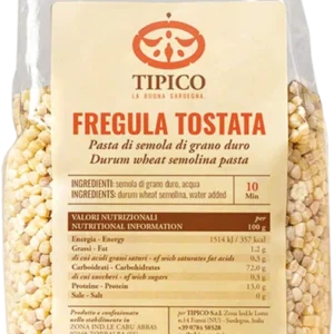 TIPICO PASTA DI SEMOLA FREGOLA TOSTATA GR.500